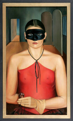 Wichtiges Werk der „Neuen Sachlichkeit“: „Dame mit Maske“ von Arno Henschel, 1928, Kulturhistorische Museen Görlitz.
