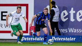 Für den SV Waldhof bestritt Laurent Jans (r.) bisher 57 Drittliga-Spiele.