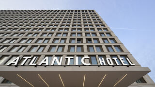 Die Fassade des neuen "Atlantic Hotels".
