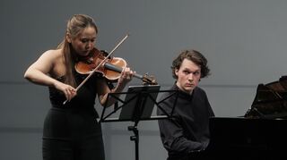 Stella Chen und Lukas Sternath beim Heidelberger Frühling 2024.