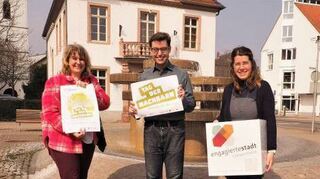 Die Mitstreiter: Kerstin Biehal (v.l.), Marius Schmidt, Silke Reis.