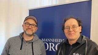 Podcast-Gast Ralf Worch (r.) mit MM-Redakteur Alexander Müller.