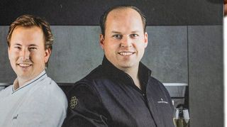 David Geisser und Tristan Brandt als Kochbuch-Autoren.