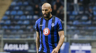 Sprunggelenksprobleme: Ob Mittelstürmer Terrence Boyd am Samstag in Dortmund für den SV Waldhof spielen kann, entscheidet sich erst kurzfristig.