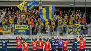 Die Löwen wollen auch in Wetzlar mit ihren Fans feiern.