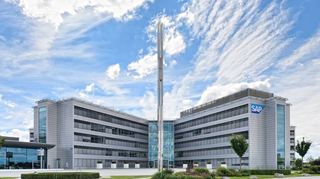 Das Gebäude WDF 21 am SAP-Stammsitz Walldorf. Hier residiert übergangsmäßig auch der Vorstand – denn das Hauptgebäude WDF 01 wird zurzeit saniert.