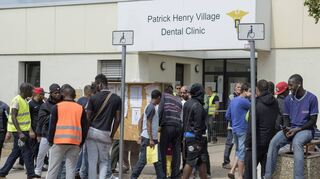 Als ab 2015 unzählige Menschen nach Deutschland flüchteten, mussten innerhalb kürzester Zeit Unterkünfte her. Auch in der Region kamen viele Flüchtlinge unter, wie hier im Sommer 2015 im Heidelberger Patrick-Henry-Village.