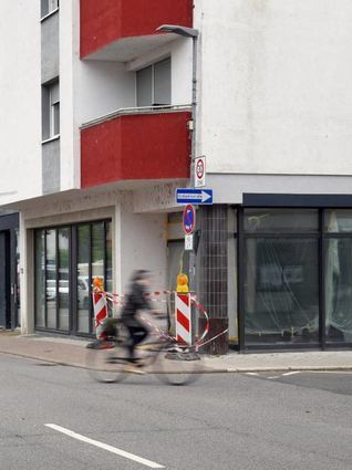 Noch Baustelle: Der neue Standort des Cafés in Ilvesheim.