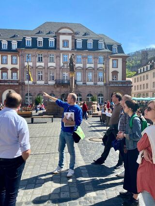 Die Stationen der Tour über queeres Leben in Heidelberg liegen alle in der Altstadt.