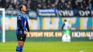 Zum Verzweifeln: Samuel Abifade reihte sich mit seinen Abschlüssen in den unglücklichen Auftritt des SV Waldhof gegen Essen ein.