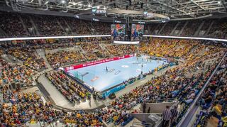 Die Mannheimer SAP Arena ist die Heimspielstätte des Handball-Bundesligisten Rhein-Neckar Löwen.