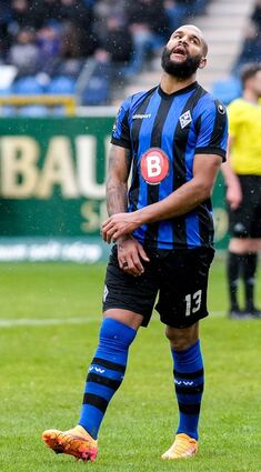 Ein Festival der vergebenen Chancen: Waldhof-Mittelstürmer Terrence Boyd bei der 0:2-Niederlage gegen Essen am Sonntag.