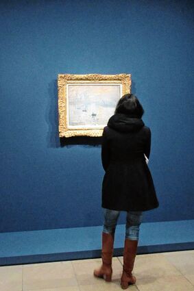 In der Jubiläumsausstellung im Pariser Musée d’Orsay ist auch Claude Monets Gemälde „Impression, Sonnenaufgang“ zu sehen.
