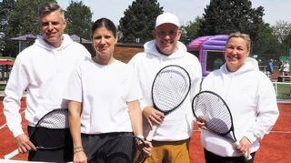 Thomas Brückmann (v.l.), Sarah Hercegovac, Andreas Urbach und Stefanie Brückmann.