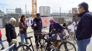 Viele Besucherinnen und Besucher haben am Samstag Ausschau nach einem neuen Fahrrad gehalten