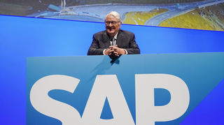 Hasso Plattner im vergangenen Jahr auf der Hauptversammlung in der SAP Arena.