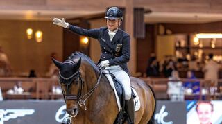 Isabell Werth ist mehrfache Olympiasiegerin und eine der bekanntesten Reiterinnen der Welt. Nun zeigt sie ihr Können auch in Mannheim.