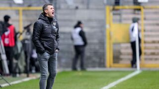 Im Hinspiel im Carl-Benz-Stadion gab Michael Köllner noch als Trainer vom FC Ingolstadt die Anweisungen.