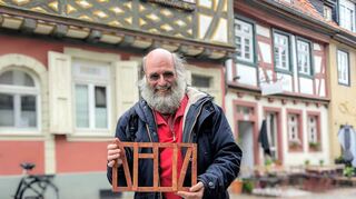 Fred Hammerschlag ist es mit zu verdanken, dass Ladenburg jetzt an der Deutschen Fachwerkstraße liegt.