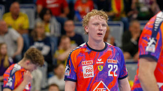 Gustav Davidsson musste gestern mit den Rhein-Neckar Löwen gegen die TSV Hannover-Burgdorf eine Niederlage einstecken.