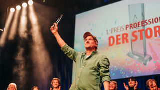 Ebenfalls ein glücklicher Gewinner: Daniel Storb alias "Der Storb"