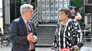Zwei Köpfe des Maimarkts: Reitturnier-Organisator Peter Hofmann und Maimarkt-Chefin Stefany Goschmann.