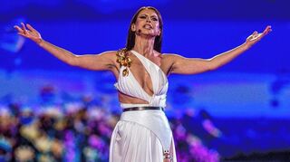 Natalia Barbu aus Moldau beim ersten Halbfinale des ESC.