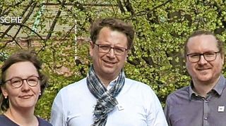 Ein Ausschnitt aus dem Video, das der Paritätische Kreisverband anlässlich der Kommunalwahl hochgeladen hat. Er zeigt Jessica Heckmann-Drescher (v.l.) , Philip Gerber und Moritz Limprecht. Ihr Ziel unter anderem: Junge Wähler ansprechen.