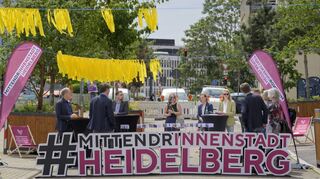 Die Emil-Maier-Straße in Heidelberg-Bergheim wird zum „Mittendrinnenstadt“-Platz und später zum Emil-Maier-Park.