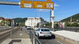 Die Linie 22 fährt ab 3. Juni nicht über die Montpellierbrücke.