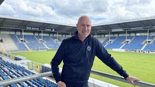 Hat gut lachen: Marco Antwerpen bleibt Cheftrainer beim SV Waldhof.
