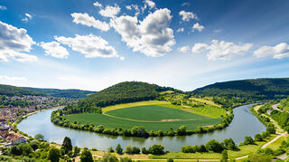 Über 367 Kilometer lang: Der Neckar gehört zu einem der größten Flüsse in Deutschland.