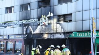 Das"O'Reilly’s" in den Quadraten - seit einem Brand im Juli 2022 ist der Irish Pub geschlossen.