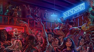 Toni Greis comichaftes Album-Cover ist ein Hingucker fast mit Wimmelbild-Mehrwert.