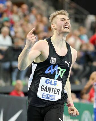 Robin Ganter lief die 100 Meter so schnell wie nie zuvor.