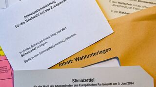 In Bensheim sind einzelne Briefwahlunterlagen zur Europawahl verspätet zugestellt worden.