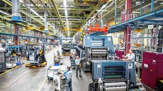 Bei Heideldruck läuft aktuell ein Wertsteigerungsprogramm.