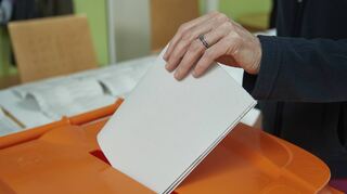 Wie hier in der Lampertheimer Kita Guldenweg gaben am Sonntag zahlreiche Wahlberechtigte in Viernheim und im Ried ihre Stimmen zur Europawahl ab.