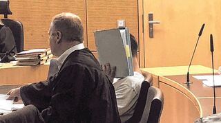 Soll die sexuellen Handlungen an seinem Kind gefilmt haben: ein 36 Jahre alter Angeklagter aus Bürstadt.