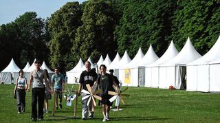 Die Veranstaltung „Explore Science“ 2023 im Herzogenriedpark.