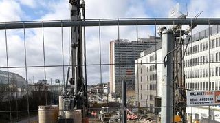 An der neuen Hochstraße Süd wird längst gebaut. .