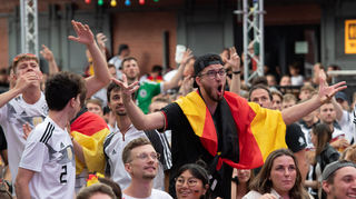 Public Viewing bei der Fußball-Europameisterschaft 2024 gibt es auch in Mannheim.