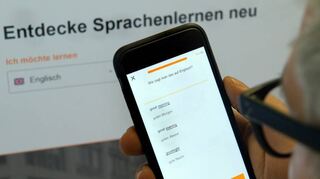 Mit Apps – wie hier „Babbel“ – lassen sich neue Sprachen lernen.