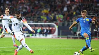 Deniz Undav (Mitte) spielte im Alter von 23 Jahren noch in der 3. Liga. Nun könnte er in der DFB-Elf eine wichtige Rolle in der Offensive einnehmen.