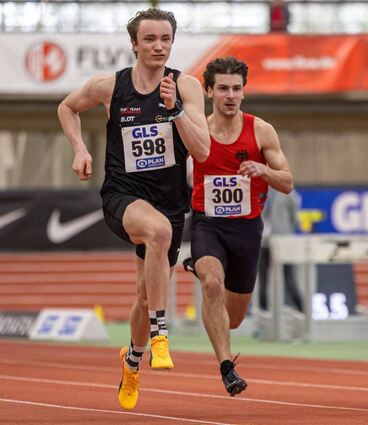 Der Thüringer Benedikt Thomas Wallstein zählt über die 100-Meter-Sprintstrecke zu den großen deutschen Nachwuchshoffnungen.