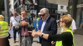 Karlheinz Schneider, Thorsten Riehle und Gaby Weiland.