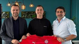 Ali Ibrahmaj (links.), Gianluca Korte und Hakan Atik (rechts).