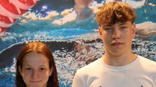 Jonas Frieß und Lotte Menzke starteten bei den „Deutschen“.