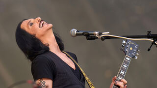 Schluss- und Höhepunkt bei Musik im Park 2024: Das fast ausverkaufte Konzert von Placebo um Sänger Brian Molko.