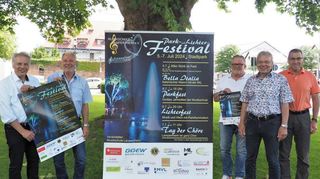 Die Verantwortlichen des Festivals: Joachim Sum (v. l.), Rolf Hecher, Rainer Müller, Gottfried Störmer und Nikolaus Selzer.